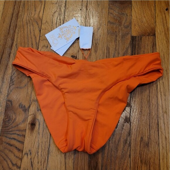 BECCA Other - BECCA Baja Mar Hipster Bikini Bottom, Cheeky Coverage Orange XS
